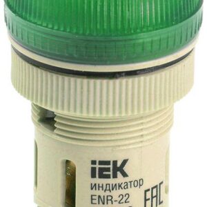 Лампа светосигнальная ENR-22 d22мм 240В AC зел. цилиндр неон IEK BLS40-ENR-K06 оптом купить цена
