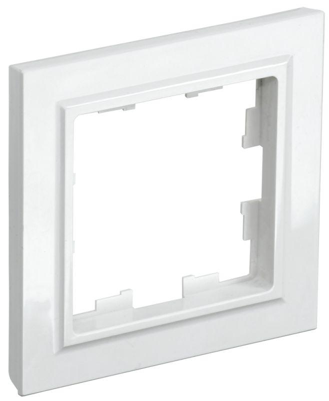 Рамка 1-м BRITE РУ-1-БрБ бел. IEK BR-M12-K01 купить оптом выгодно Рамка 1-м BRITE РУ-1-БрБ бел. IEK BR-M12-K01 оптом купить цена