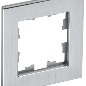 Рамка 1-м BRITE РУ-1-1-БрА металл алюм. IEK BR-M12-M-K47 оптом купить цена