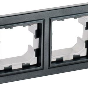 Рамка 2-м IP44 BRITE РУ-2-БрЧ-44 черн. IEK BR-M22-44-K02 оптом купить цена