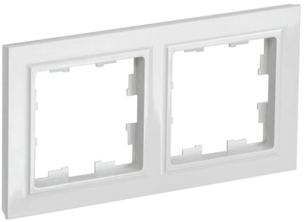 Рамка 2-м BRITE РУ-2-БрБ бел. IEK BR-M22-K01 оптом купить цена