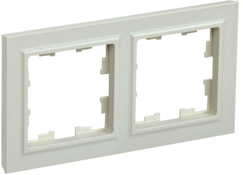 Рамка 2-м BRITE РУ-2-БрКр беж. IEK BR-M22-K10 купить оптом выгодно Рамка 2-м BRITE РУ-2-БрКр беж. IEK BR-M22-K10 оптом купить цена