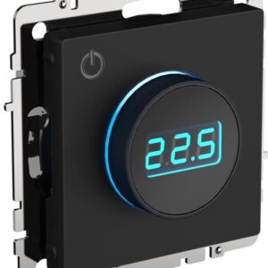 Термостат электронный с индикацией BRITE СП IP20 ТС10-1-БрЧ черн. IEK BR-RT11-K02 оптом купить цена