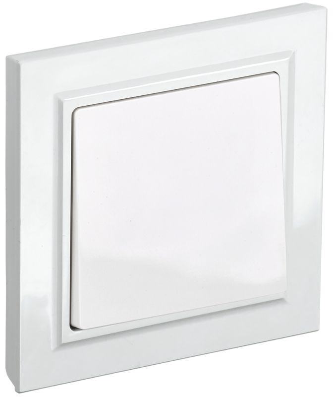 Выключатель 1-кл. СП BRITE ВСР10-1-0-БрБ 10А в сборе бел. IEK BR-V10-0-10-K01-F купить оптом выгодно Выключатель 1-кл. СП BRITE ВСР10-1-0-БрБ 10А в сборе бел. IEK BR-V10-0-10-K01-F оптом купить цена