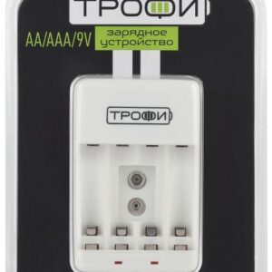 Устройство зарядное TR-120 (4хAA/4хAAA/1х9В"Крона") Трофи C0031279 оптом купить цена