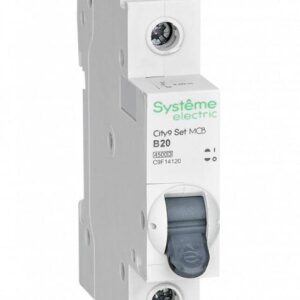 Выключатель автоматический модульный 1п B 20А 4.5кА City9 Set 230В SE C9F14120 оптом купить цена