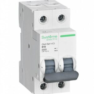 Выключатель автоматический модульный 2п B 10А 4.5кА City9 Set 230В SE C9F14210 оптом купить цена
