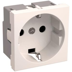 Розетка 1-м 2мод. Праймер РКС-20-30-П-К 45х45 с заземл. бел. IEK CKK-40D-RSZB2-K01-K оптом купить цена