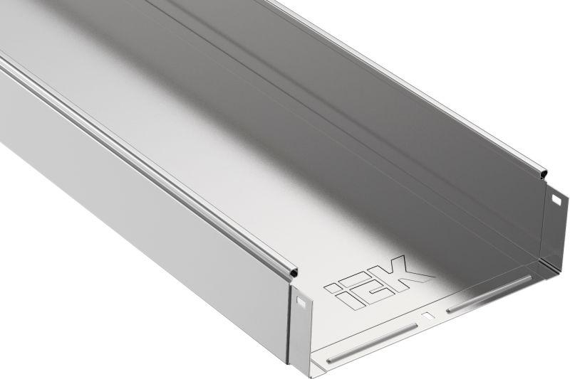 Лоток листовой неперфорированный 200х100 L3000 сталь 0.8мм IEK CLN10-100-200-3 купить оптом выгодно Лоток листовой неперфорированный 200х100 L3000 сталь 0.8мм IEK CLN10-100-200-3 оптом купить цена