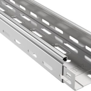 Лоток листовой перфорированный 100х50 L3000 сталь 0.7мм IEK CLP10-050-100-3 оптом купить цена