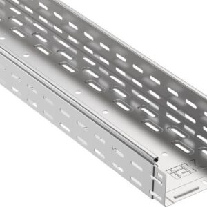 Лоток листовой перфорированный 300х80 L3000 сталь 0.8мм IEK CLP10-080-300-3 оптом купить цена