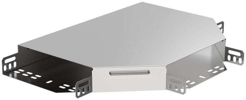 Ответвитель для лотка Т-образ. горизонт. 200х50 с кр. IEK CLP1T-050-200 купить оптом выгодно Ответвитель для лотка Т-образ. горизонт. 200х50 с кр. IEK CLP1T-050-200 оптом купить цена