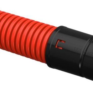 Труба гофрированная двустенная ПНД гибкая d75мм с муфтой красн. (уп.50м) IEK CTG12-075-K04-050-R оптом купить цена