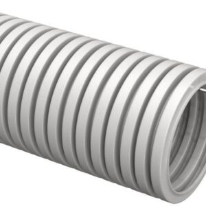 Труба гофрированная ПВХ d16мм с протяжкой сер. (уп.10м) IEK CTG20-16-K41-010I оптом купить цена