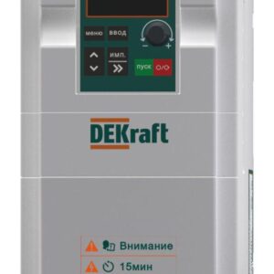 Преобразователь частоты DEKV060 3.7кВт 380В 3ф с тормозн. модулем DEKraft DEKV060G3R7T4B оптом купить цена