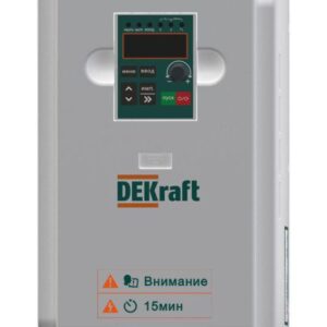 Преобразователь частоты DEKV060 7.5кВт 380В 3ф с тормозн. модулем DEKraft DEKV060G7R5T4B оптом купить цена