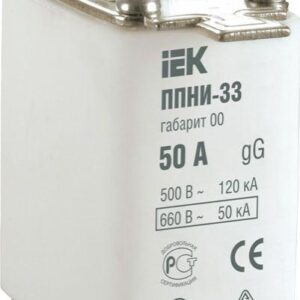 Вставка плавкая ППНИ-33 80А габарит 00 IEK DPP10-080 оптом купить цена