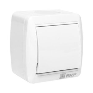 Выключатель ОП Владивосток 10А IP54 бел. PROxima EKF EQR16-021-30-54 оптом купить цена