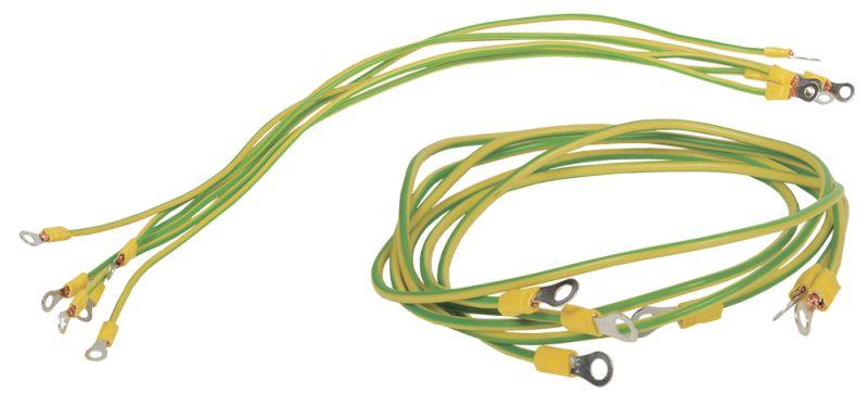 Комплект проводов заземления 50см - 6шт; 80см - 3шт ITK ER12-6568 купить оптом выгодно Комплект проводов заземления 50см - 6шт; 80см - 3шт ITK ER12-6568 оптом купить цена