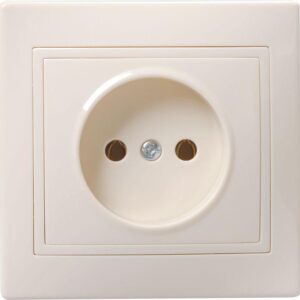 Розетка 1-м СП Кварта 10А IP20 без заземл. без защ. шторок крем. IEK ERK13-K33-10-DM оптом купить цена
