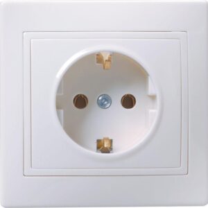 Розетка 1-м СП Кварта РС10-3-КБ 16А IP20 с заземл. без защ. шторок бел. IEK ERK14-K01-16-DM оптом купить цена