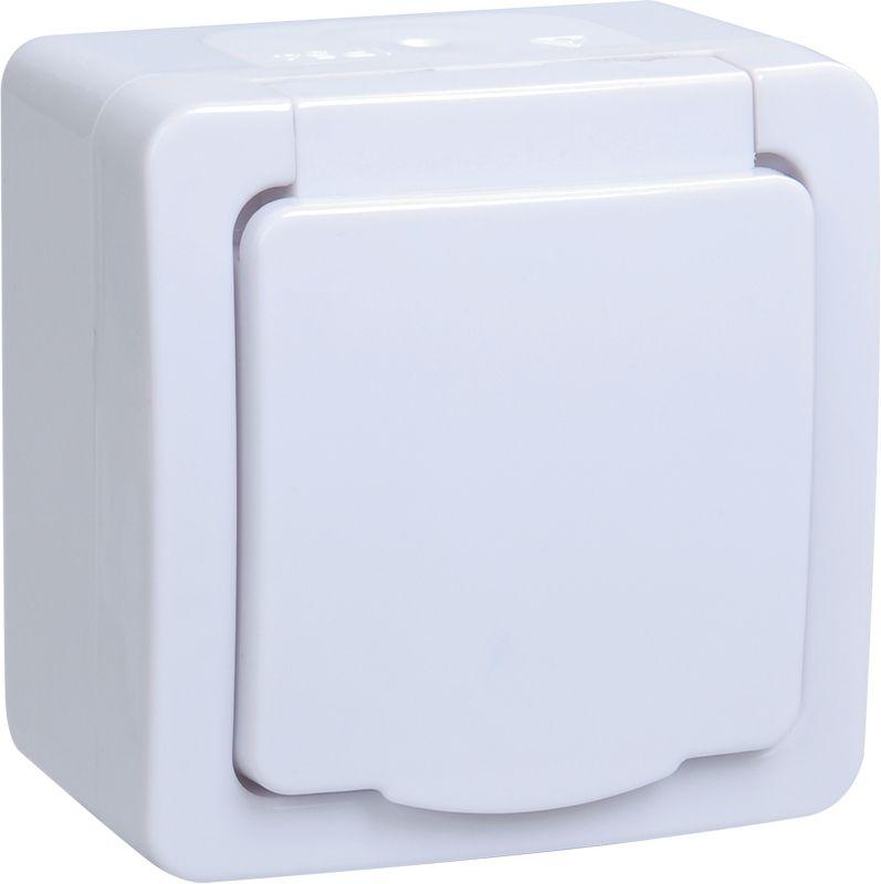 Розетка 1-м ОП Гермес Plus РСб20-3-ГПБб 16А IP54 с заземл. с крышкой бел. IEK ERMP12-K01-16-54-EC купить оптом выгодно Розетка 1-м ОП Гермес Plus РСб20-3-ГПБб 16А IP54 с заземл. с крышкой бел. IEK ERMP12-K01-16-54-EC оптом купить цена