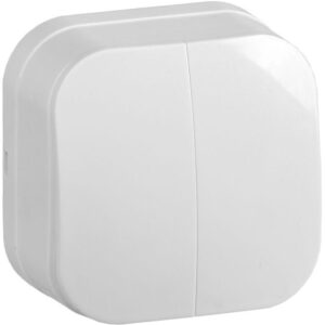 Выключатель 2-кл. ОП GLORY 10А ВС20-2-0-ХБ бел. IEK EVH20-K01-10 оптом купить цена