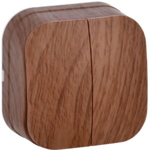 Выключатель 2-кл. ОП GLORY 10А ВС20-2-0-ХД дуб IEK EVH20-K24-10 оптом купить цена