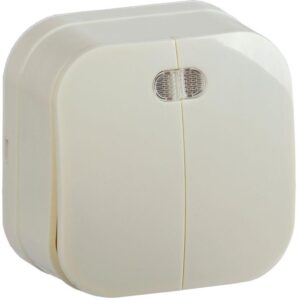 Выключатель 2-кл. ОП GLORY 10А ВС20-2-1-ХК с индикацией крем. IEK EVH21-K33-10 оптом купить цена