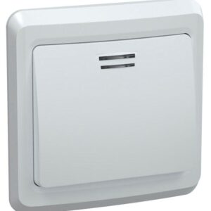 Выключатель 1-кл. СП Вега 10А IP20 ВС10-1-1-ВБ с индикацией бел. IEK EVV11-K01-10-DM оптом купить цена