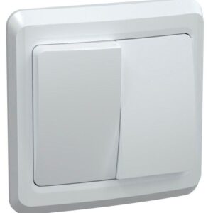 Выключатель 2-кл. СП Вега 10А IP20 ВС10-2-0-ВБ бел. IEK EVV20-K01-10-DM оптом купить цена