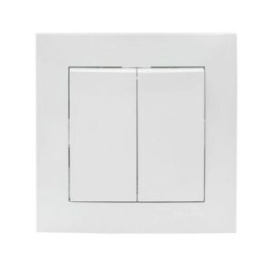 Выключатель 2-кл. СП Валенсия 10А IP20 бел. PROxima EKF EWV10-023-10 оптом купить цена
