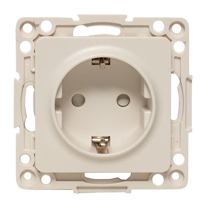 Розетка 1-м СП Стокгольм 16А с заземл. защ. шторки винтов. клеммы механизм бел. PROxima EKF EYR16-028-20 купить оптом выгодно Розетка 1-м СП Стокгольм 16А с заземл. защ. шторки винтов. клеммы механизм бел. PROxima EKF EYR16-028-20 оптом купить цена