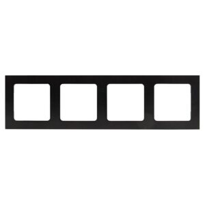 Рамка 4-м Стокгольм металл. черн. PROxima EKF EZM-G-305-10 оптом купить цена