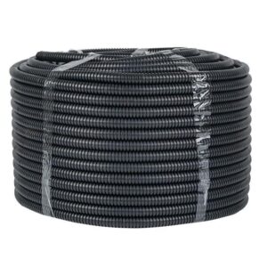 Труба гофрированная d16мм с протяжкой безгалоген. трудногорючая (FRHF) (уп.100м) Plast PROxima EKF FRHF-16 оптом купить цена