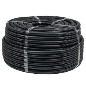 Труба гофрированная d20мм с протяжкой безгалоген. трудногорючая (FRHF) (уп.100м) Plast PROxima EKF FRHF-20 оптом купить цена