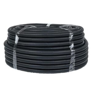 Труба гофрированная d25мм с протяжкой безгалоген. трудногорючая (FRHF) (уп.75м) Plast PROxima EKF FRHF-25 оптом купить цена