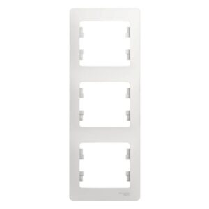 Рамка 3-м Glossa вертикал. бел. SE GSL000107 оптом купить цена