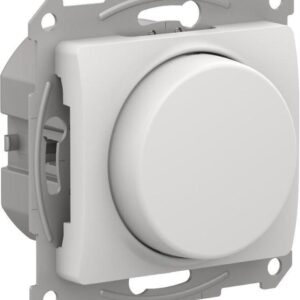 Светорегулятор поворотно-нажимной Glossa 400Вт механизм бел. SE GSL000123 оптом купить цена