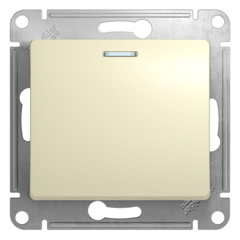 Переключатель проходной 1-кл. СП Glossa 10А IP20 (сх. 6а) 10AX с подсветкой механизм беж. SE GSL000263 купить оптом выгодно Переключатель проходной 1-кл. СП Glossa 10А IP20 (сх. 6а) 10AX с подсветкой механизм беж. SE GSL000263 оптом купить цена