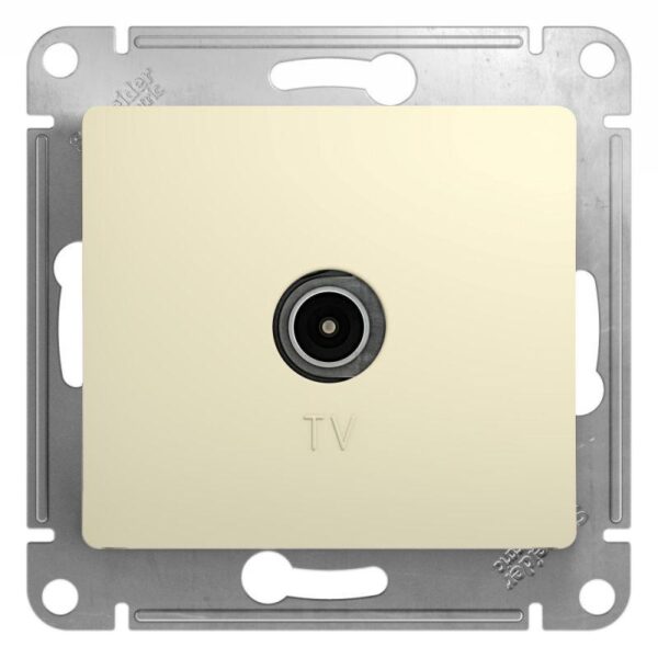 Розетка телевизионная TV Glossa коннектор механизм беж. SE GSL000293 оптом купить цена