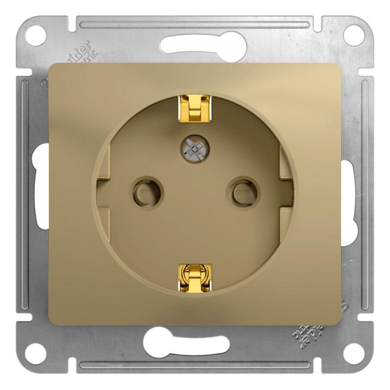 Розетка 1-м СП Glossa 16А IP20 с заземл. защ. шторки механизм титан SE GSL000445 купить оптом выгодно Розетка 1-м СП Glossa 16А IP20 с заземл. защ. шторки механизм титан SE GSL000445 оптом купить цена