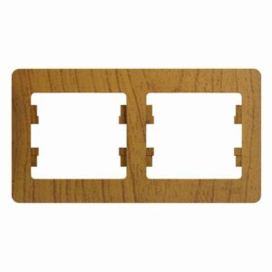 Рамка 2-м Glossa горизонт. дер. дуб SE GSL000502 оптом купить цена