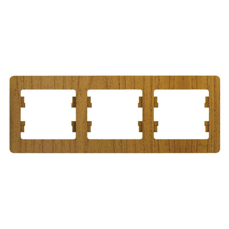 Рамка 3-м Glossa горизонт. дер. дуб SE GSL000503 купить оптом выгодно Рамка 3-м Glossa горизонт. дер. дуб SE GSL000503 оптом купить цена