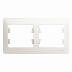 Рамка 2-м Glossa горизонт. перламутр SE GSL000602 оптом купить цена