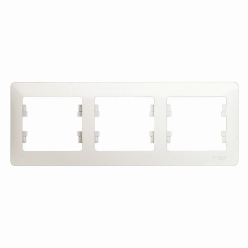 Рамка 3-м Glossa горизонт. перламутр SE GSL000603 купить оптом выгодно Рамка 3-м Glossa горизонт. перламутр SE GSL000603 оптом купить цена