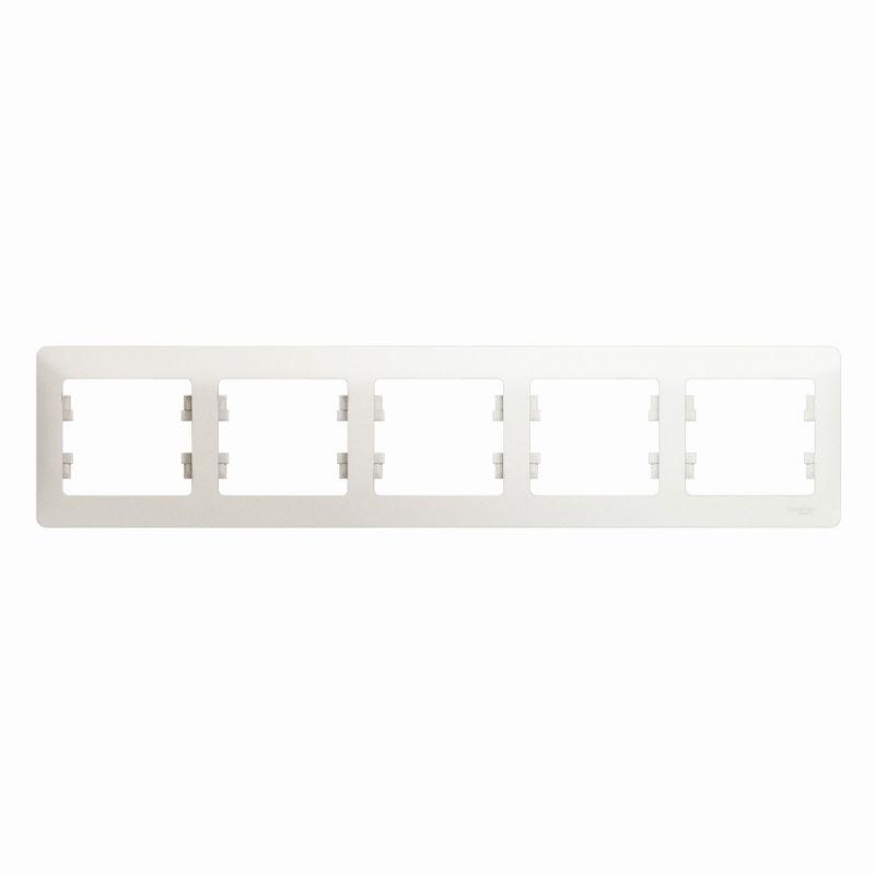 Рамка 5-м Glossa горизонт. перламутр SE GSL000605 купить оптом выгодно Рамка 5-м Glossa горизонт. перламутр SE GSL000605 оптом купить цена