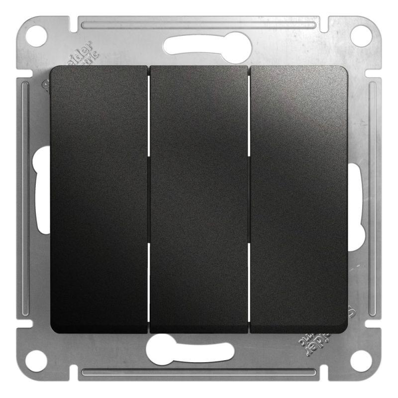 Выключатель 3-кл. СП Glossa 10А IP20 (сх. 1+1+1) 10AX механизм антрацит SE GSL000731 купить оптом выгодно Выключатель 3-кл. СП Glossa 10А IP20 (сх. 1+1+1) 10AX механизм антрацит SE GSL000731 оптом купить цена