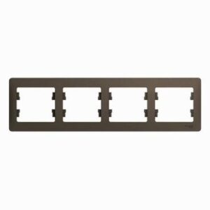 Рамка 4-м Glossa горизонт. шоколад SE GSL000804 оптом купить цена