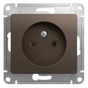 Розетка 1-м СП 1мод. Glossa 16А IP20 без заземл. механизм шоколад SE GSL000841 оптом купить цена